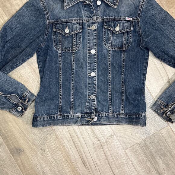S. Oliver Women's Dark Blue Jean Jacket Size Medium - Picture 2 of 6